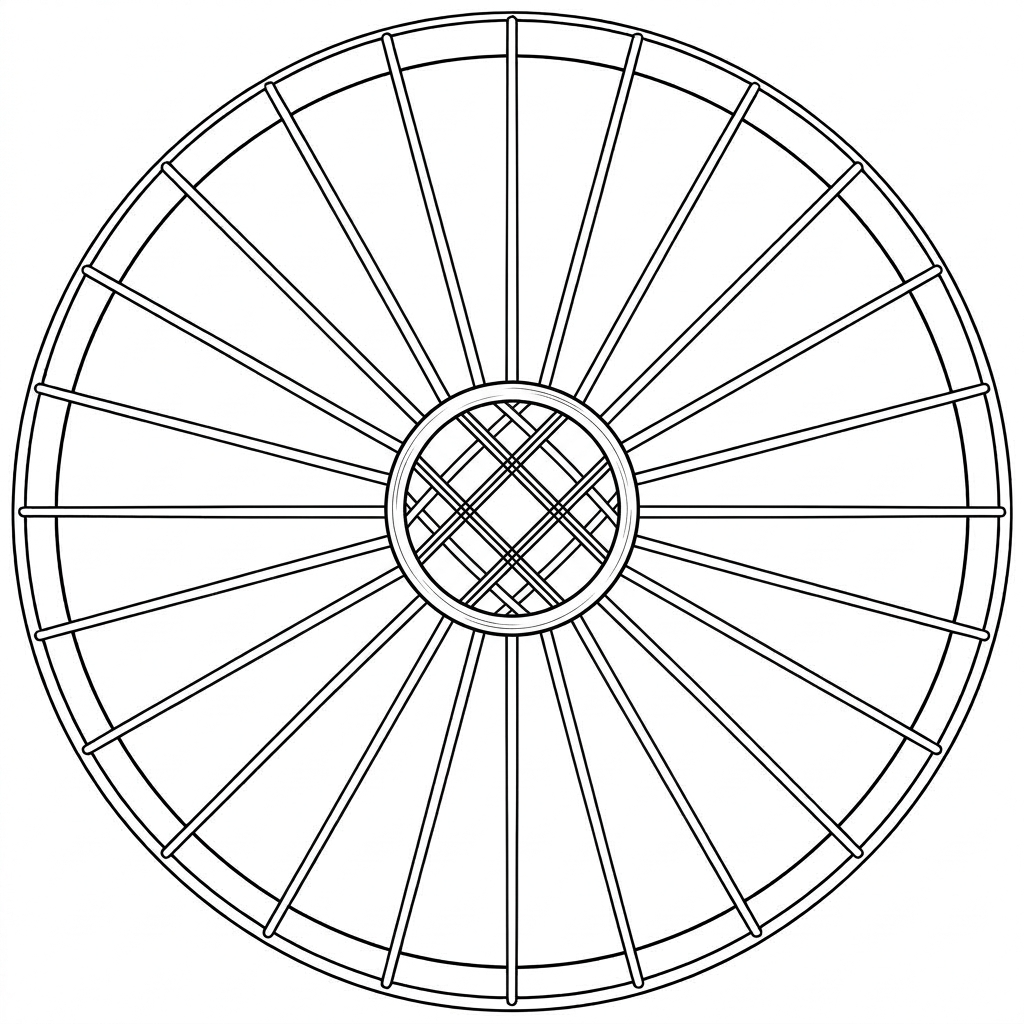 Схема юрты вид сверху